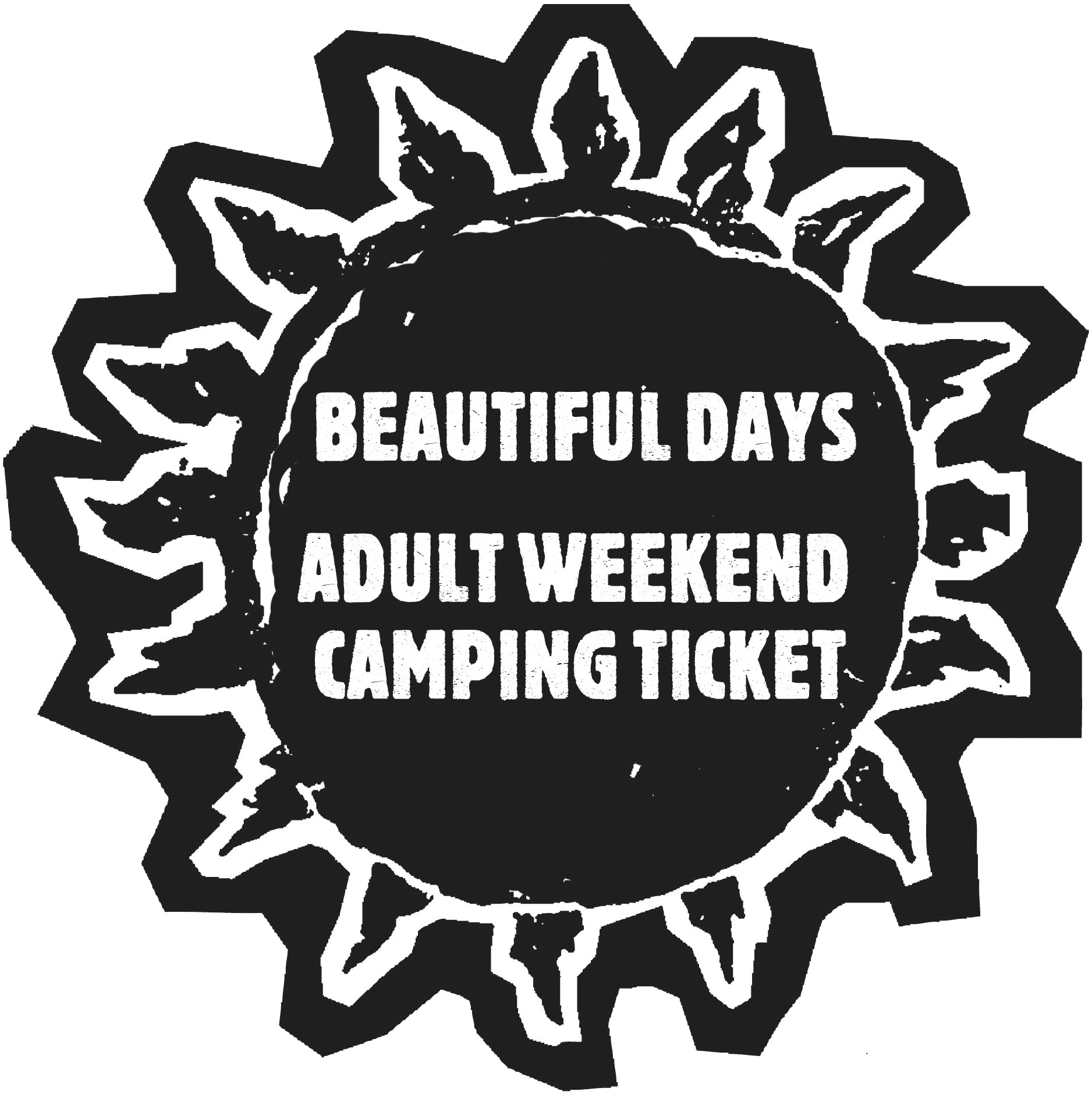 Adult Weekend Camping Ticket Inclusive of booking fee Beautiful Da