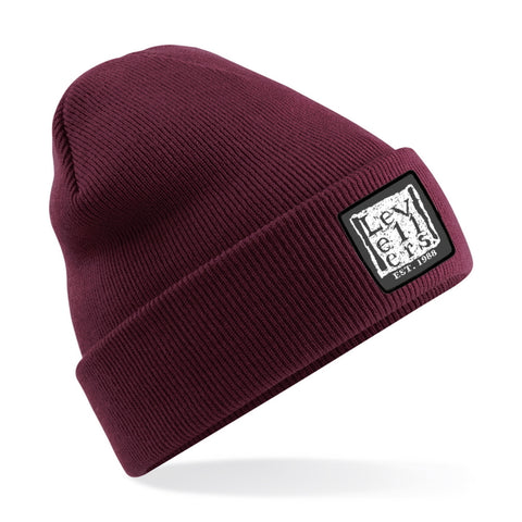 Beanie Hat - Burgundy Est.88