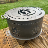 Levellers Sun Face & Phoenix Fire Pit