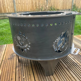 Levellers Sun Face & Phoenix Fire Pit